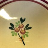 24 hollow faience plates by GIEN