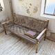 Audoux and Minet cord bench