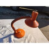 Vintage orange metal lamp