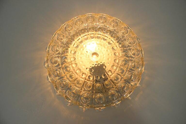 Midcentury Design Wall or Ceiling Lamp, Flush Mount, Helena Tynell, 1970s