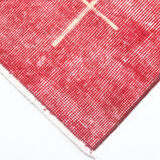 7x10 pale red large turkish rug, 203x310cm
