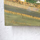 Huile sur bois « ville » Bernier