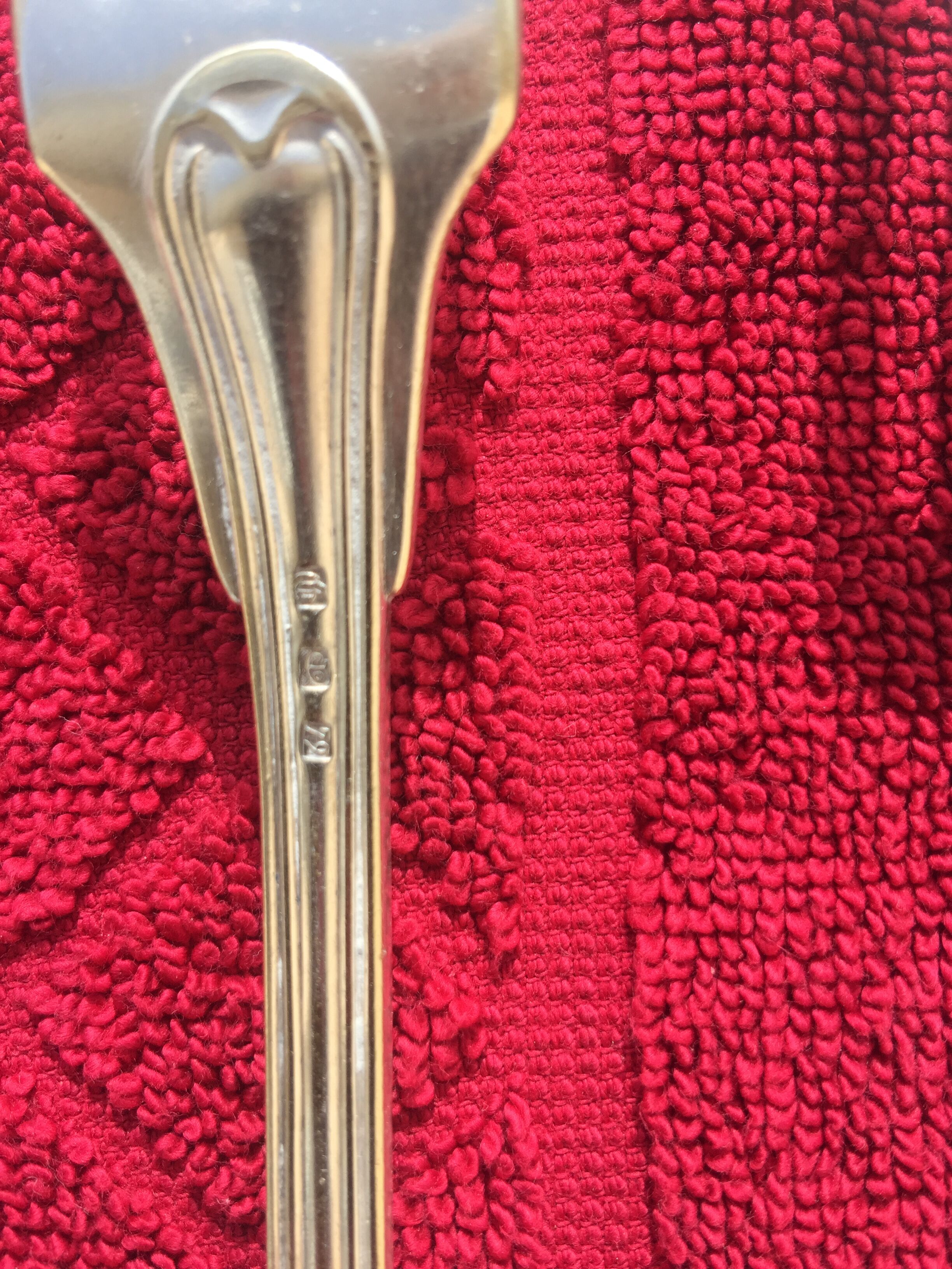 Chritofle cutlery in silver metal XX centuries