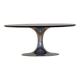 Round coffee table by Arkana (rosewood)