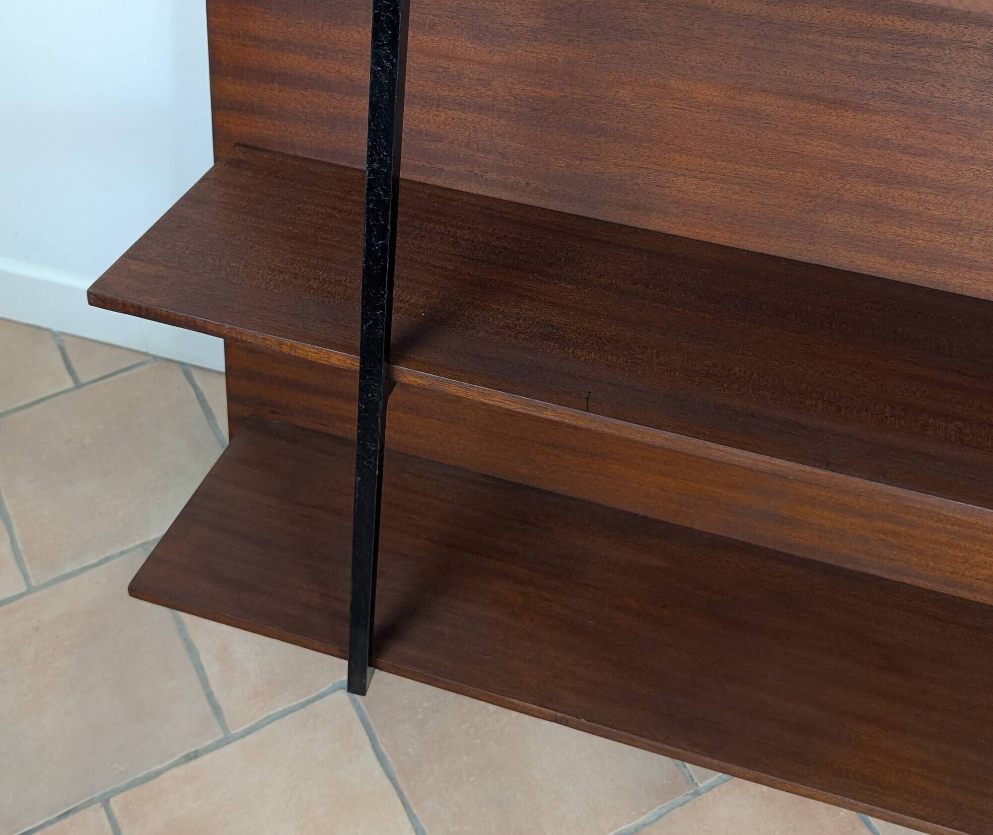 1960s wall bookshelf shelf