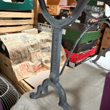 Bistro table stone font worker