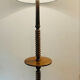 Charles Dudouyt solid oak reading lamp