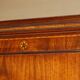 George III Sheraton linen cupboard in walnut, circa 1760.