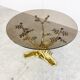 Vintage brass coffee table, 1970s