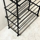 Industrial black shelf