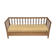 1970s, Swedish drop arm sofa/daybed, furniture fabric, oak wood.