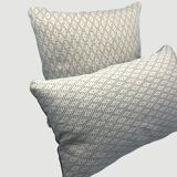 Cushion Balu Chauung white and olive 30x50cm