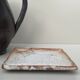 Empty pocket plate in Japanese stoneware.