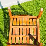 Vintage 1960s Wooden Children's Armchair