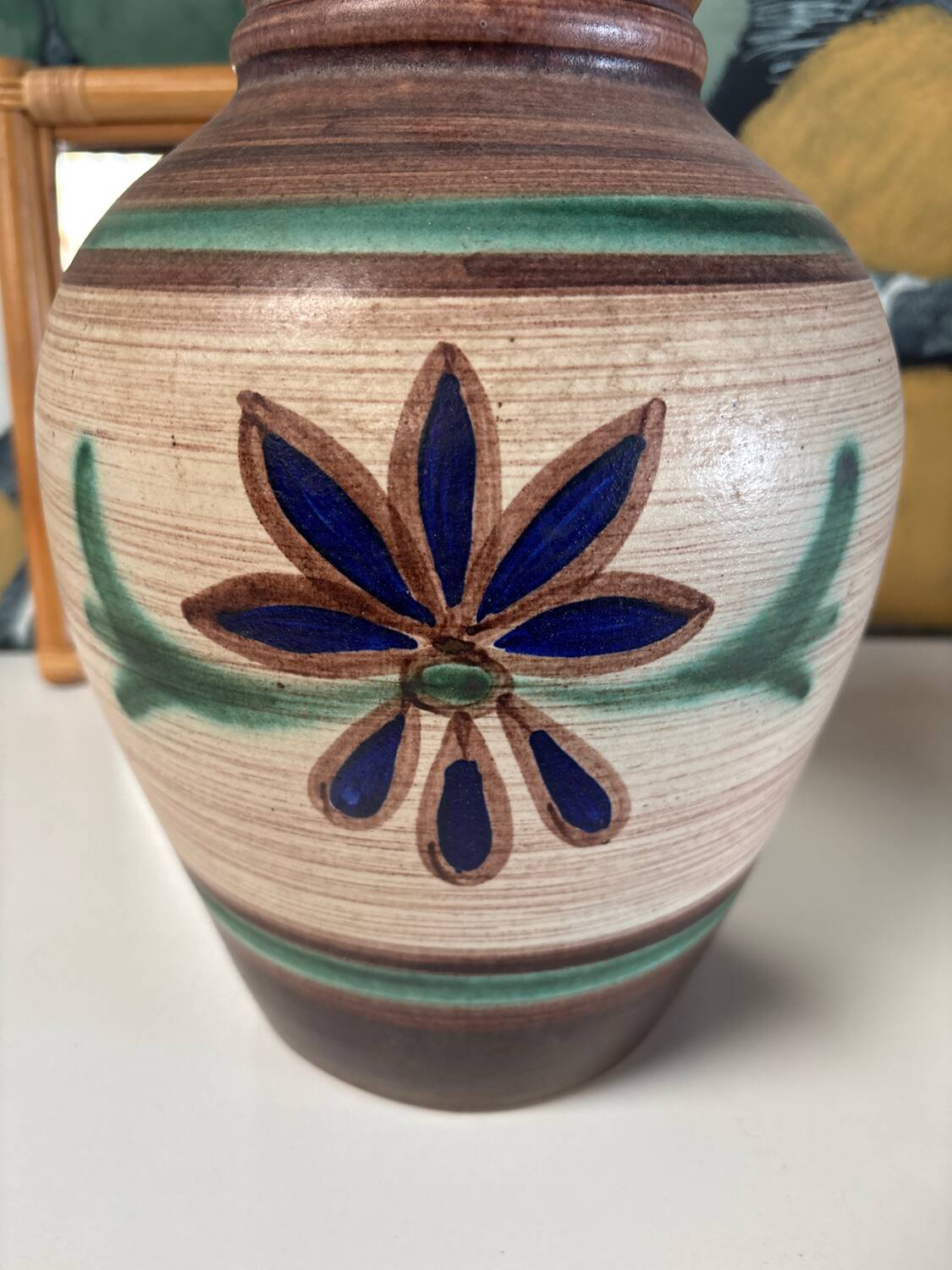 Vintage West Germany ceramic vase