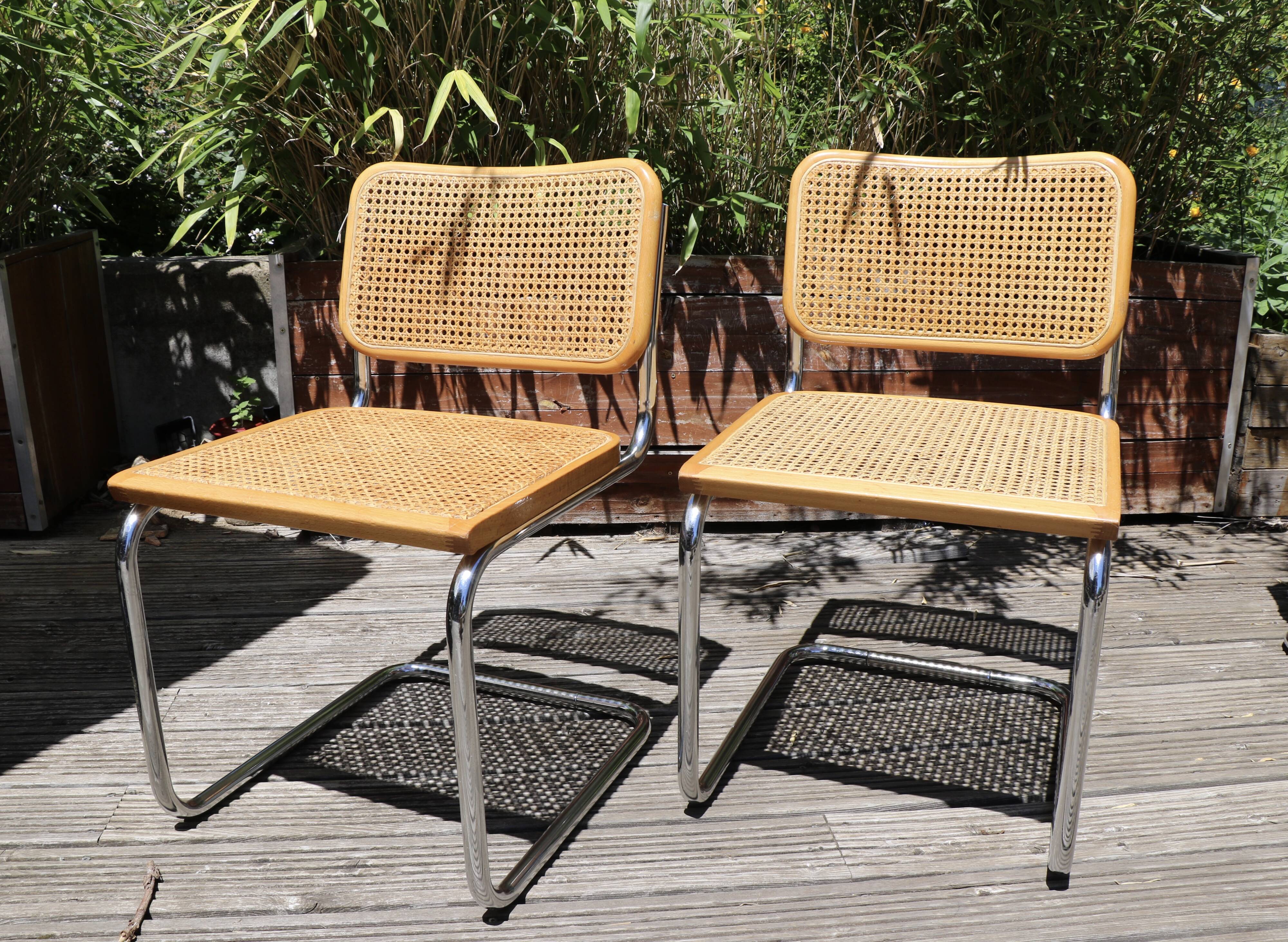 Chaise B32 Cesca de Marcel Breuer