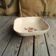 Ancient Saladier in Pink Ceramics by Digoin Sarreguemines Floral Decoration