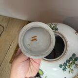 Pot à gingembre jar potiche chinois famille rose 19 ème Qing dynastie