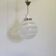 Suspended Murano glass lamp attributed to Venini, 1970s.