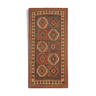 Tapis antique caucasien de kazak,fait main oriental de Shirvan 100x206cm