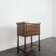 Louis XVI period mahogany gallery bedside table