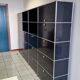4-Module Bookcase in Chromed Metal and Blue Iron from USM Haller, 1970s