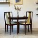 Set of 4 dining chairs, Lübke Germany 1960s, vintage