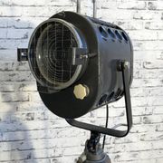 Vintage tripod theater spotlight, 1960s