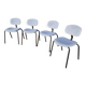 Set of 4 420-44 Strafor chairs