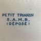 2 flat plates Salins "Little Trianon"