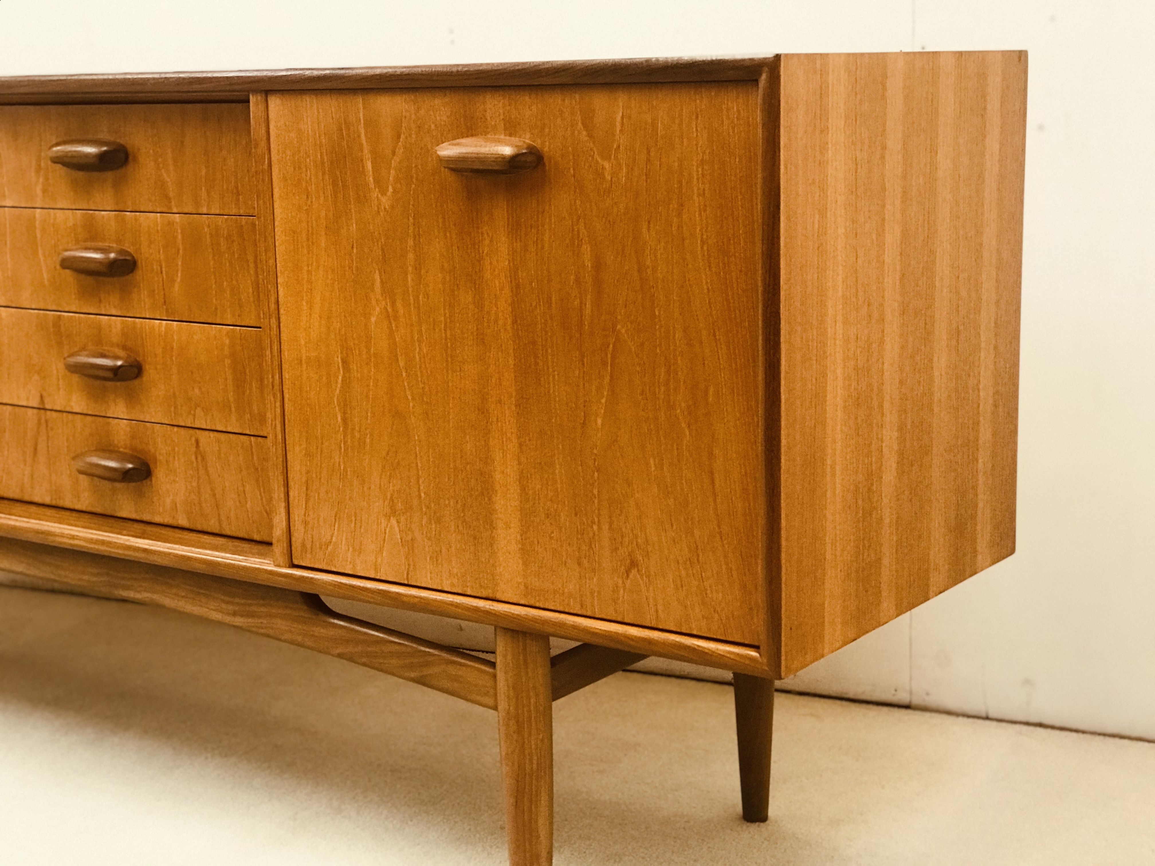 Brasilia teak sideboard designed by  Victor Wilkins for G-plan