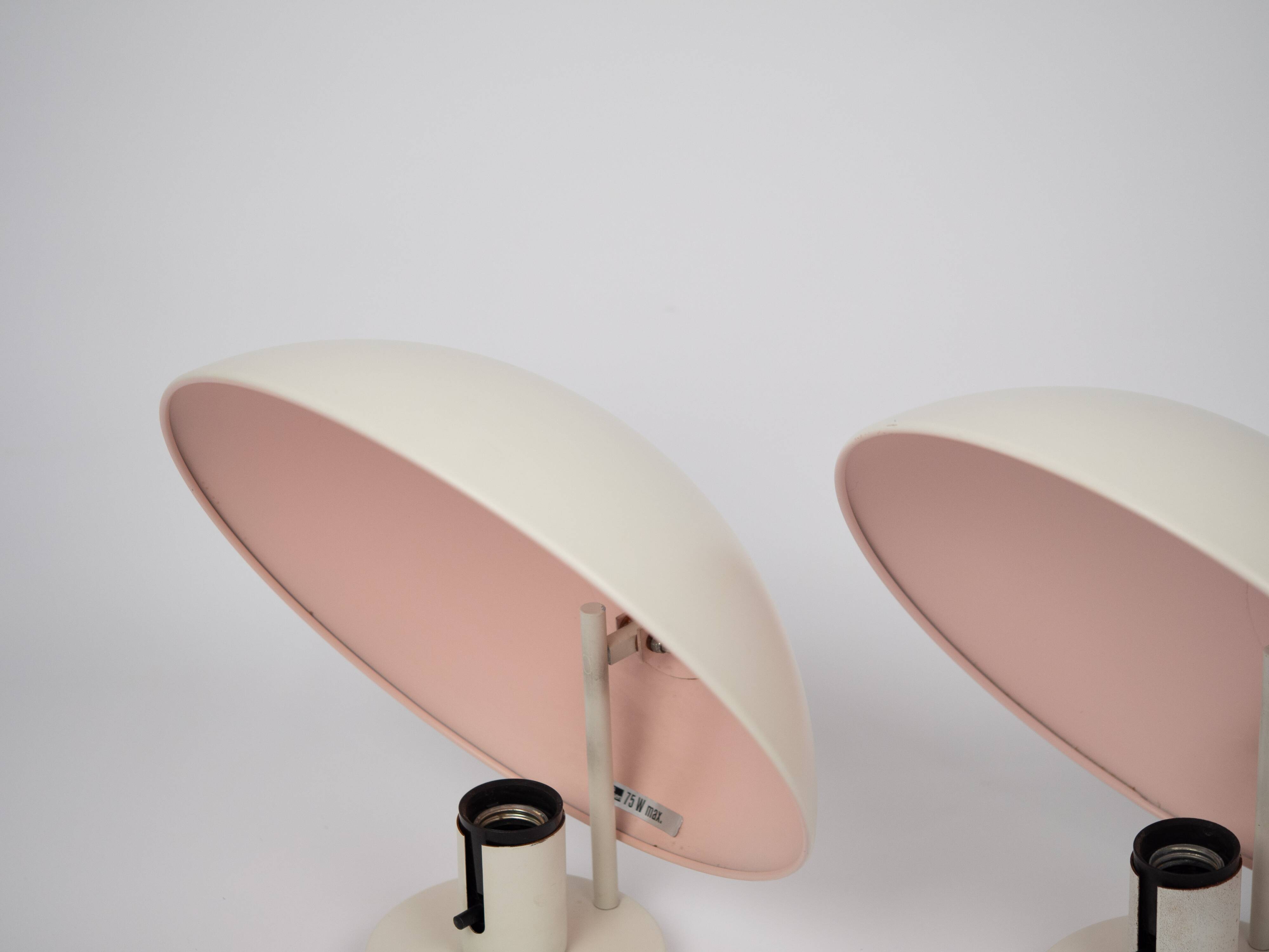 Pair of 2 wall lamps PH Hat by Poul Henningsen, Louis Poulsen, 1961