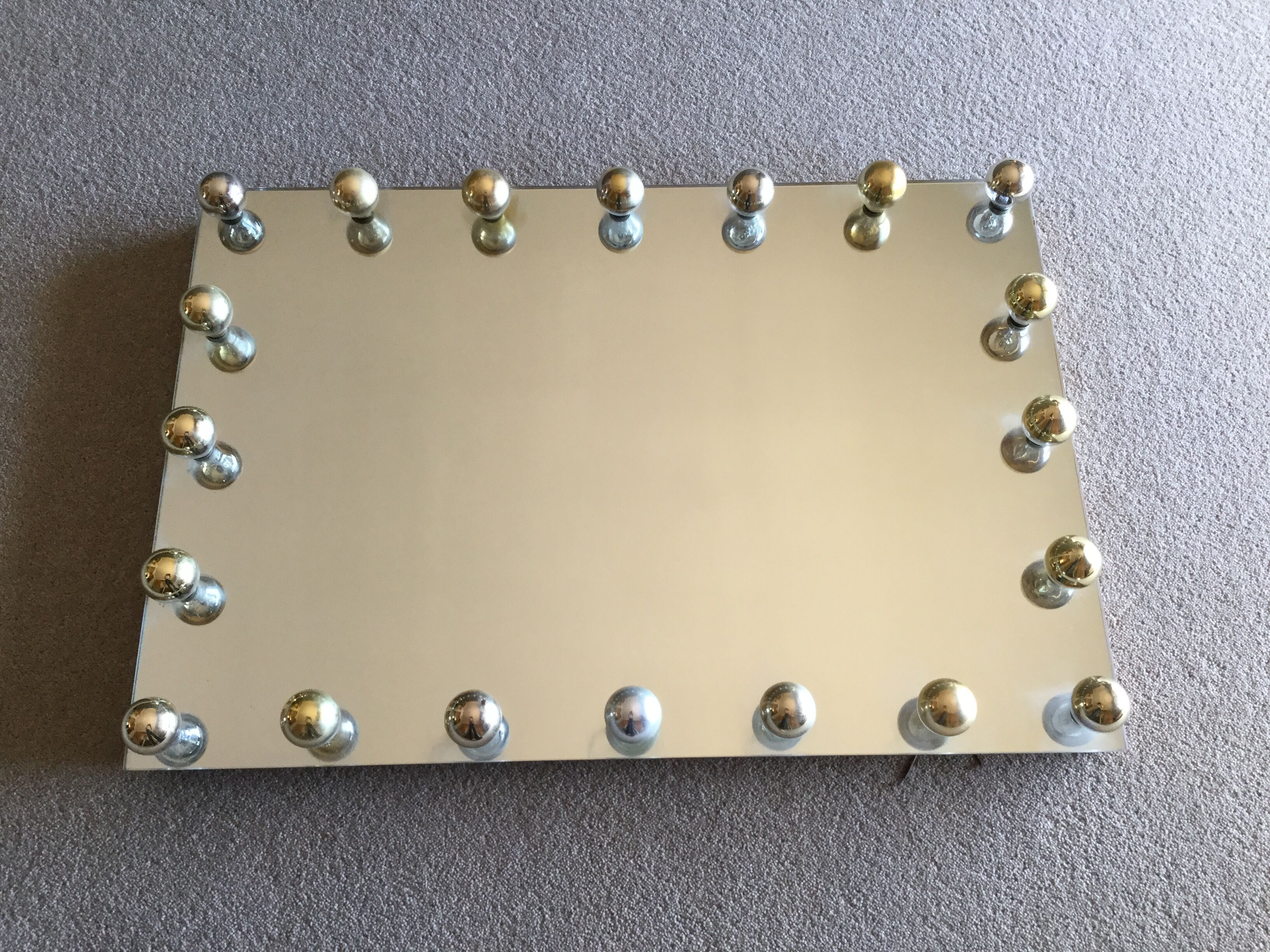 Miroir de loge d'artiste 55x80cm