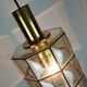 glashuette limburg hanging LAMP 1960's 70's glass pendant light model P292