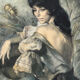 Painting: Oil on canvas - portrait of a gypsy