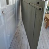 160 headboard made with old verdigris elements.