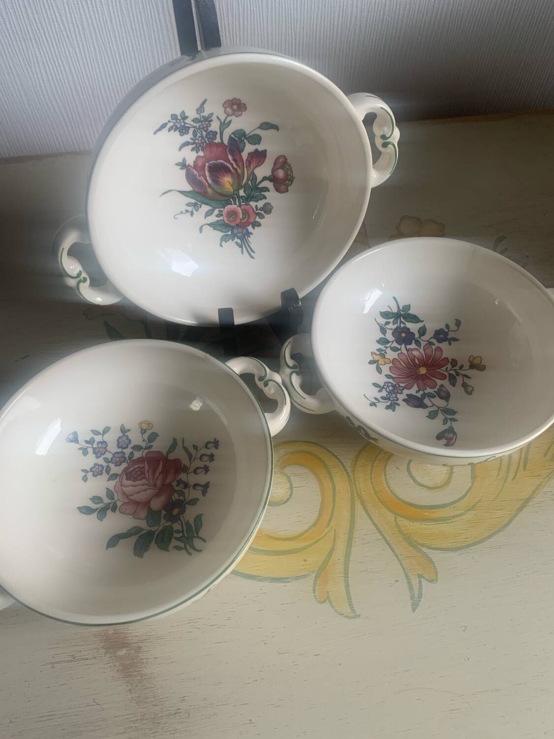 Set of 3 porcelain bowls Villeroy & Boch