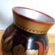 Russian Khokhloma vase in painted wood