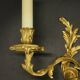 Large pair of stamped wall sconces in Louis XV style - gilded bronze