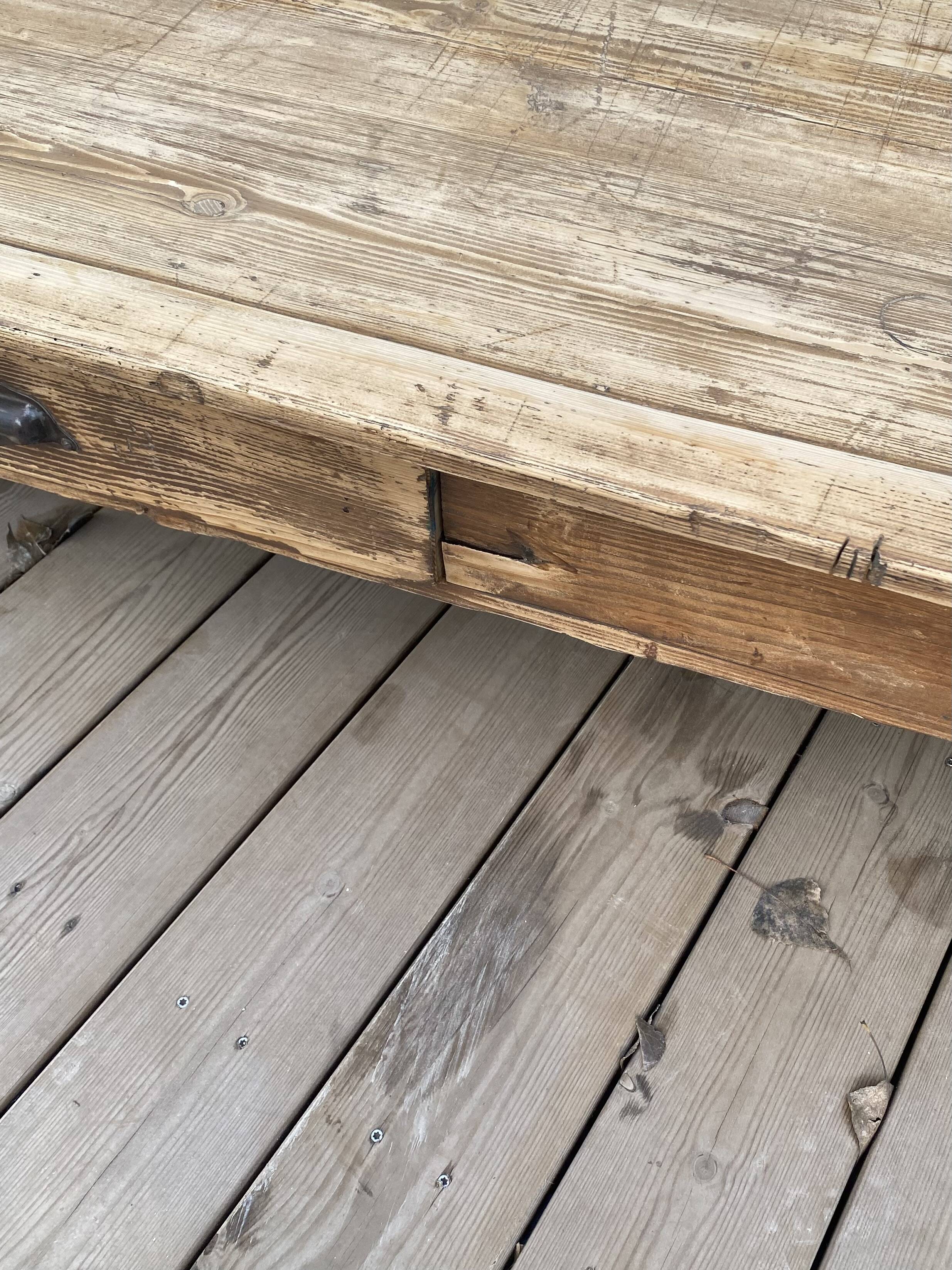Wooden Farmhouse Coffee Table