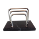 Letter holder in black marble and chrome metal art deco style