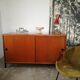 Vintage sideboard sliding doors