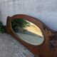 Miroir ovale biseauté