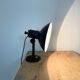 Industrial black enamel table lamp, 1950
