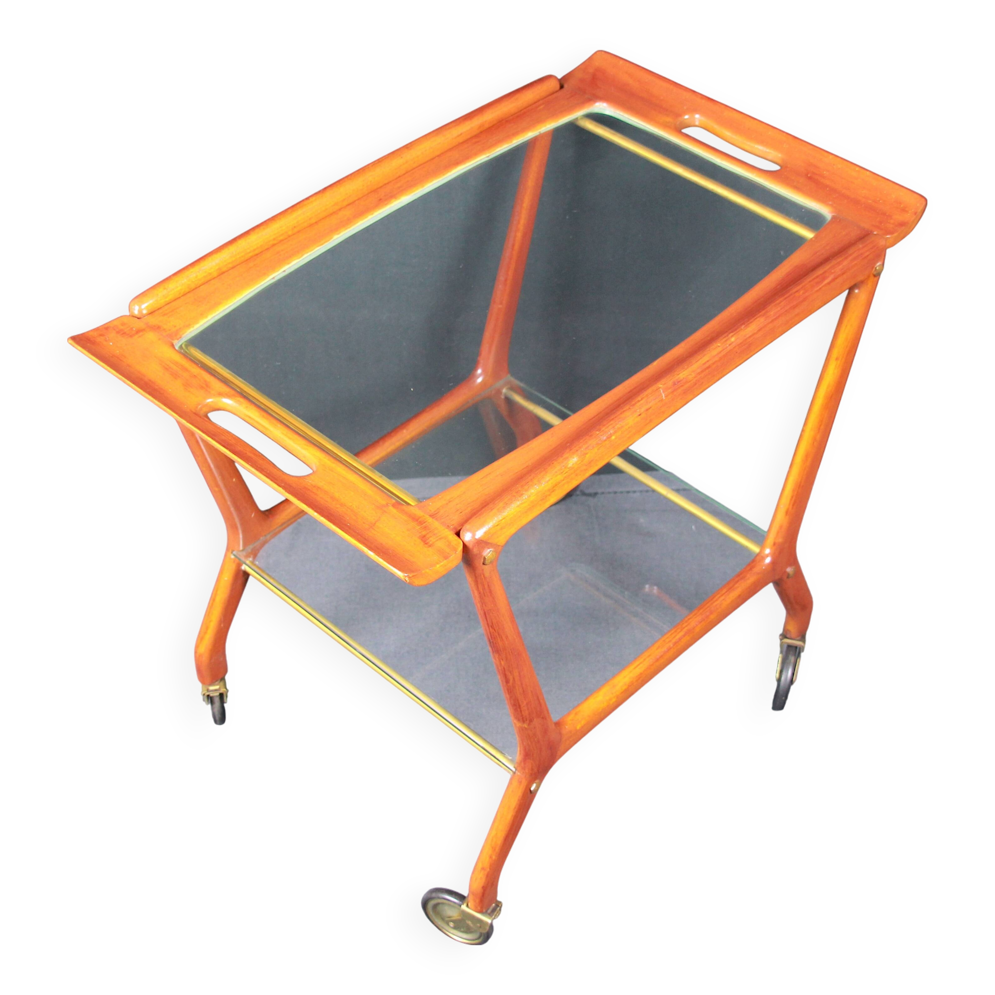 Italian Serving Trolley, Ico Parisi Style for Angelo de Baggis, 1950s