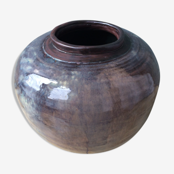 Vase en terre cuite vernissée