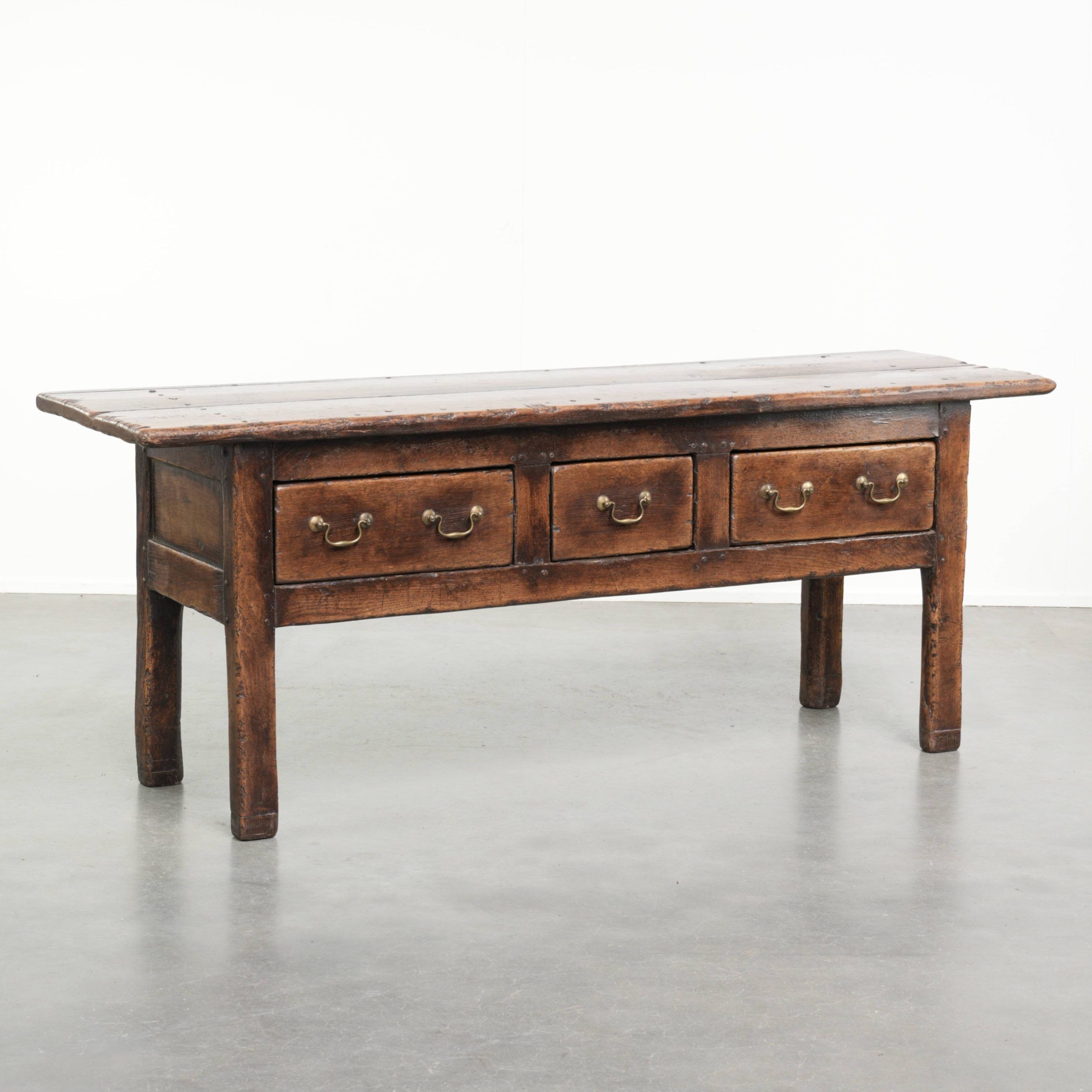 Antique sideboard in English style 19th century with a rural appearance