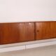 Enfilade suspendue vintage Danemark 1960