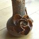 Beautiful antique majolica and slipware vase