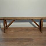 Antique pine bench